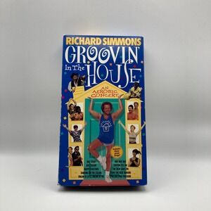 Richard Simmons Groovin In The House An Aerobic Concert VHS Tape 1998 Goodtimes